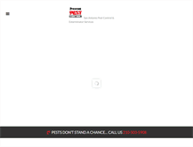 Tablet Screenshot of preston-pest-control.com